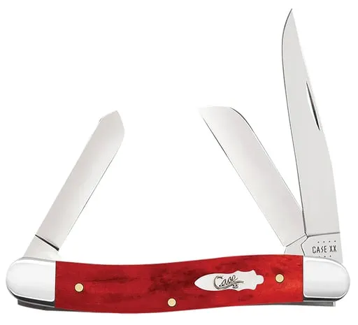 Case Knives Old Red Bone - Smooth Medium Stockman (6318 Ss)