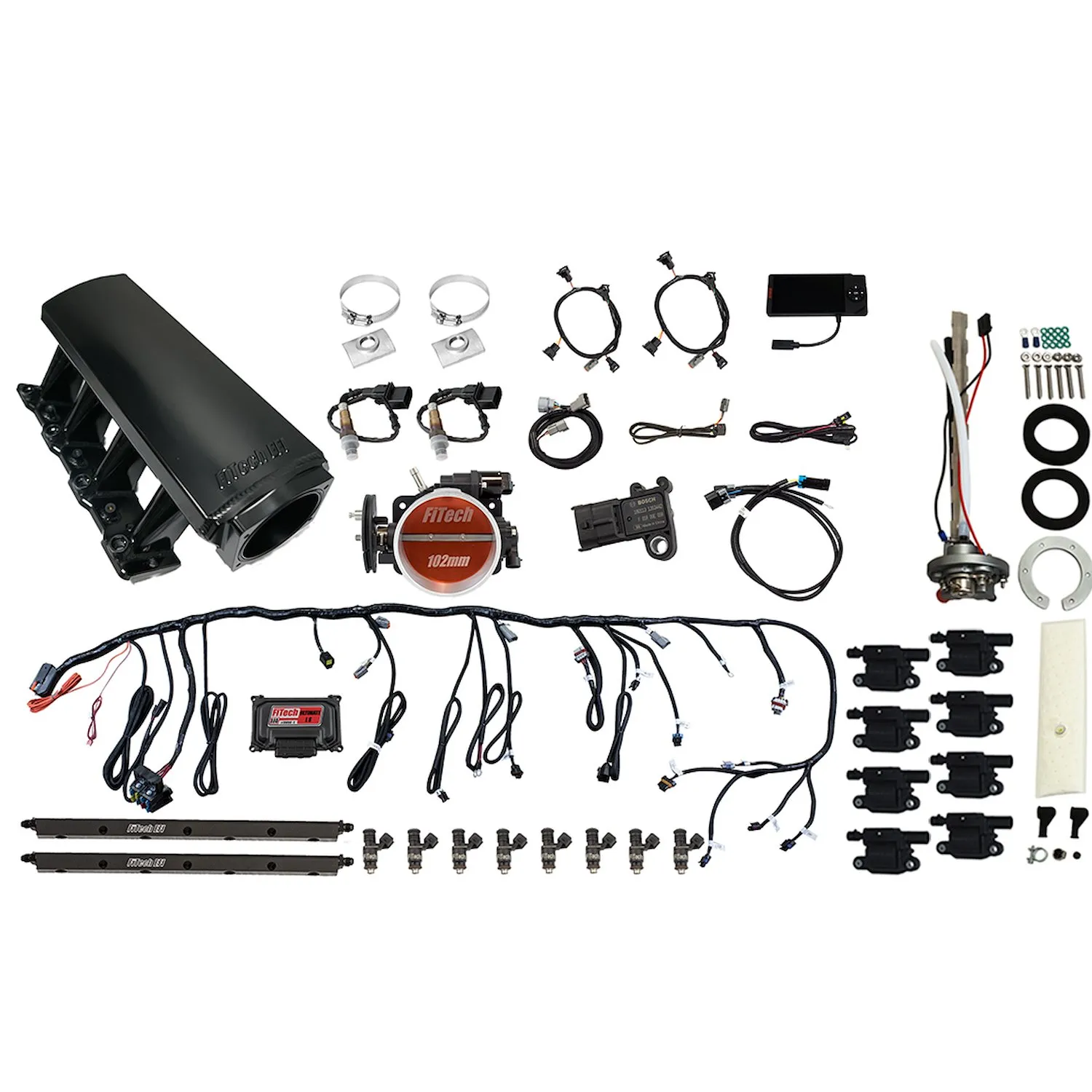 Fitech 79709 Ultimate Ls 750 Hp Efi System Master Kit