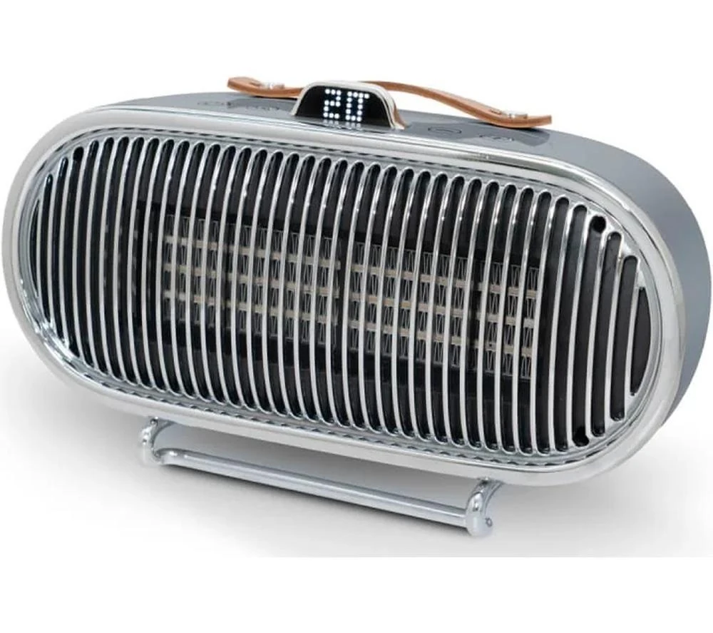 Swan Retro Sh27032 Portable Fan Heater - Grey