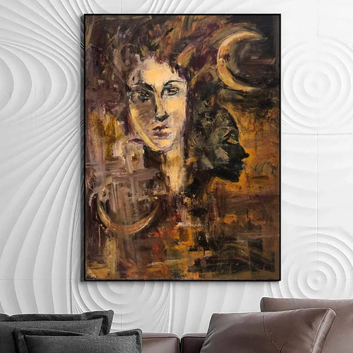 Day And Night - 114"x87" | 290x221 Cm/stretched