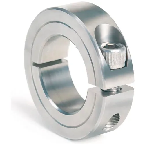 One-piece Clamping Collar, 2-3/16", Stainless Steel