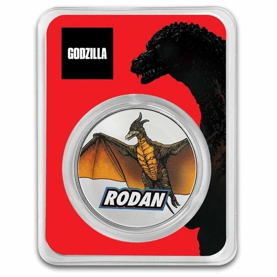 2024 Niue Colorized 1 Oz Silver Rodan Coin