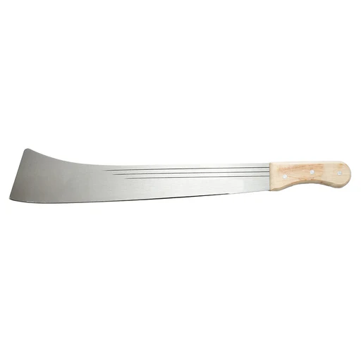 Machete Con Lama In Acciaio 650mm Con Manico In Legno