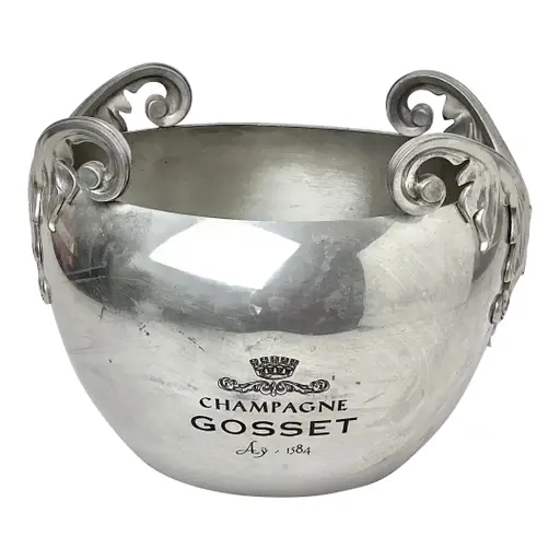 Vintage Gosset Pewter Champagne Bucket