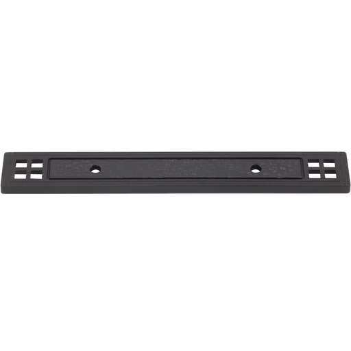 Arts & Crafts Cabinet Pull Backplate - Matte Black