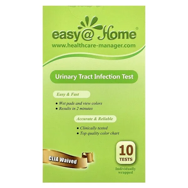Easy@home Urinary Tract Infection Test 10 Individually Wrapped Tests