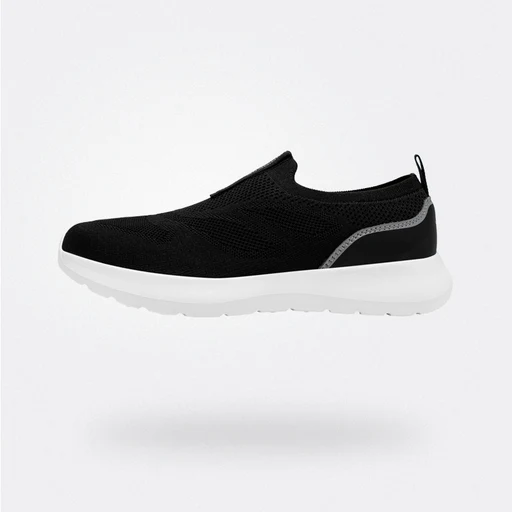 Grove - Wide Toe Sneakers - Black White