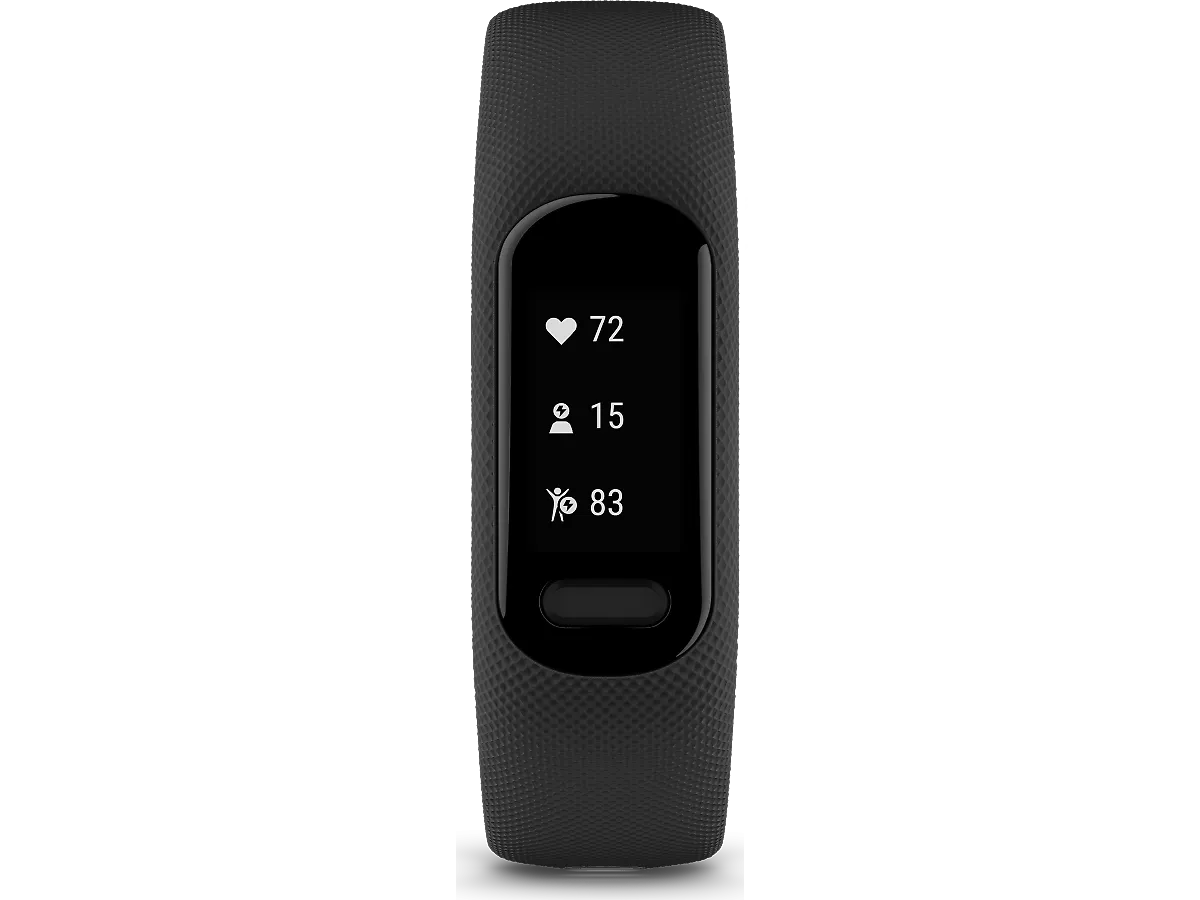 Garmin Vívosmart 5 Fitness Steel Tracker, Small/medium Case, Cool Mint