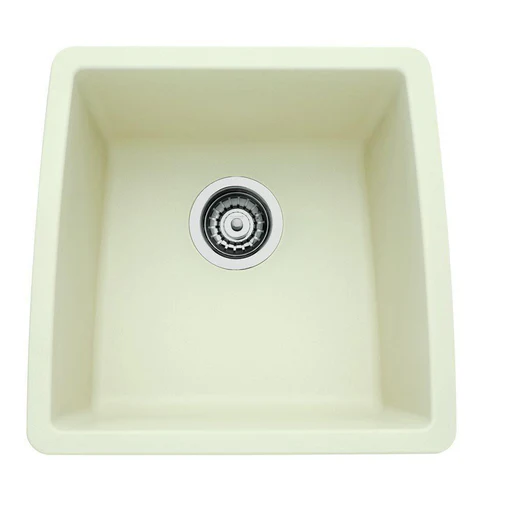 Blanco Performa Undermount Composite 17.5x17x9 0-hole Single Bowl Kitchen Sink In Biscuit