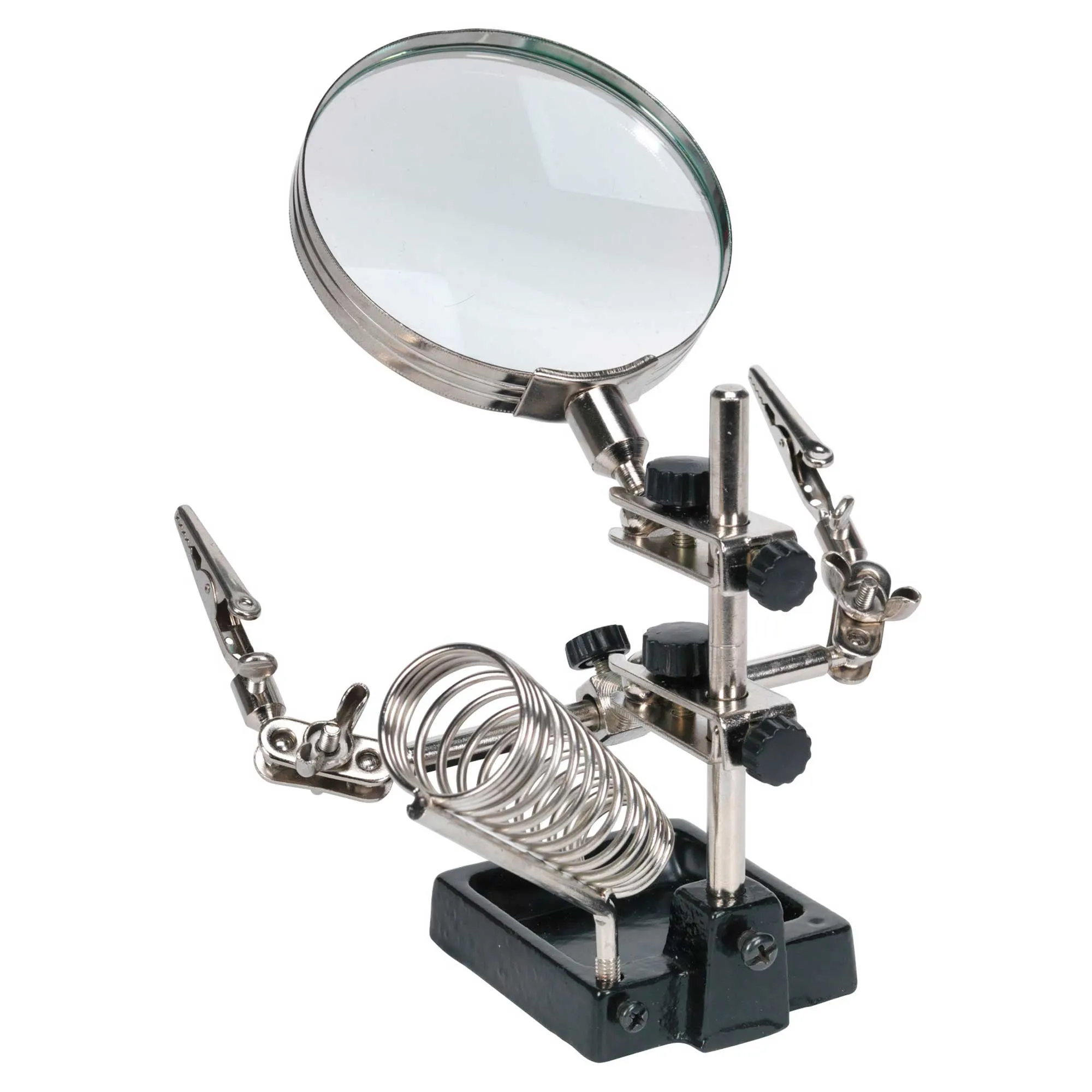 Sealey Mini Robot Soldering Stand With Magnifier & Iron Holder - Sd150h