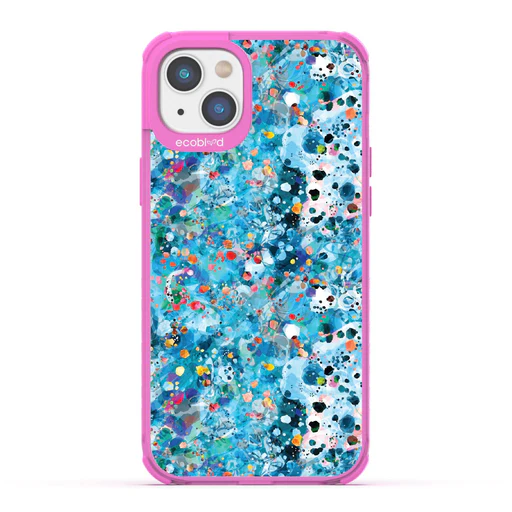Brushed By The Tide Laguna Collection Case For Apple Iphone 16e, 14, 13 - Wildflower Pink
