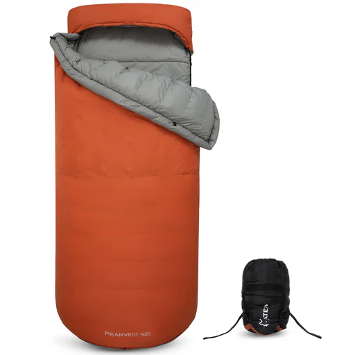 Atepa 3-in-1 Backpacking Down Sleeping Bag 44.6°f To 10.4°f