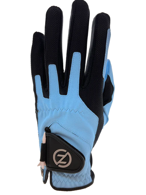 Zero Friction Men's Compression Golf Glove - Carolina Blue/right Hand (left Handed Players)
