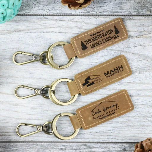 Koei Tecmo Keychains, Bulk Gifts - Brown/pack Of 25-one Sided