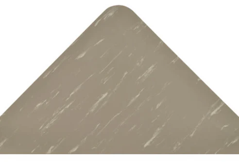 Justrite Mat, 970 Marble Sof-tyle Grande 3x75 Gray