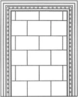 Monaco Straight Overmantel