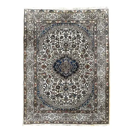 Large Antique Wool Serapi Rug