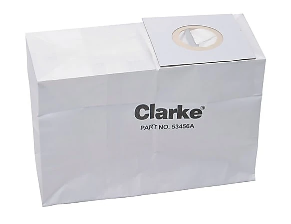 Paper Filter Bags For Clarke Carpetmaster 30” Wide-area Upright Vacuum Cleaner, Pack Of 10