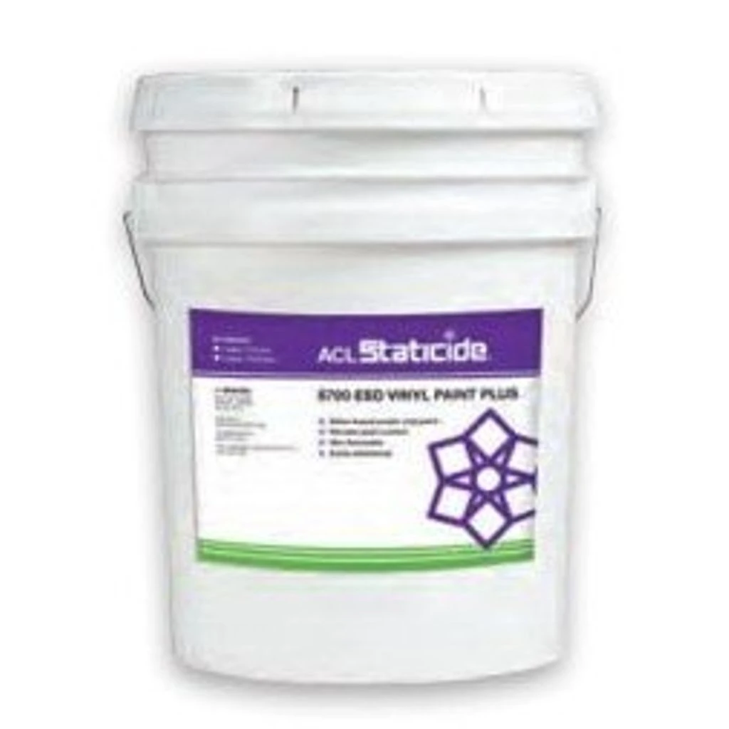 Acl Staticide 6700ddg1 Esd Vinyl Paint, 1 Gal, Dark Gray