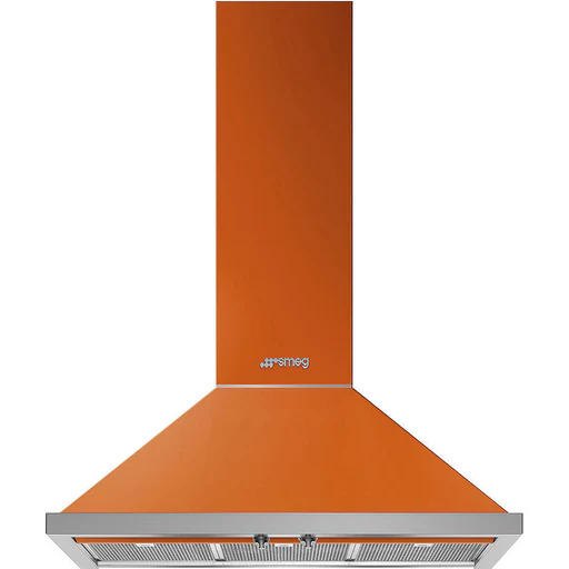 90cm Portofino Chimney Cooker Hood - Orange