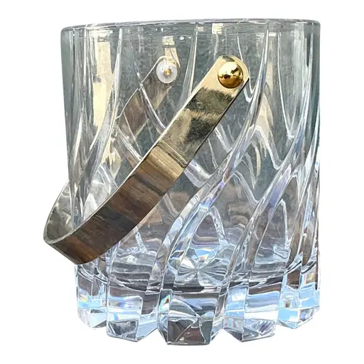 Vintage Mikasa “olympus” Cut Crystal Ice Bucket