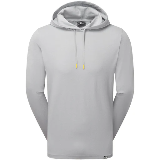 Footjoy Ottoman Jacquard Hoodie - Grey