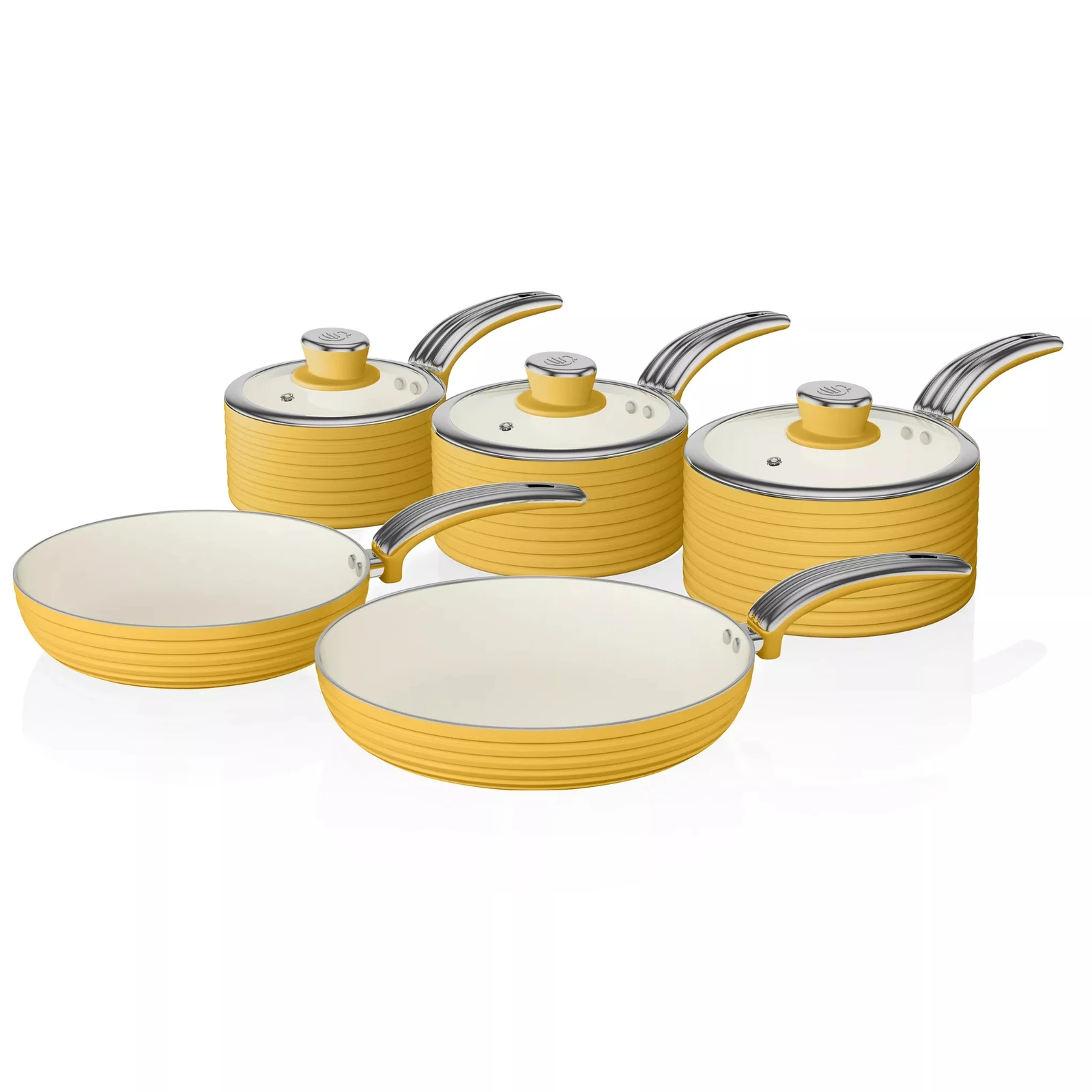 Retro 5 Piece Pan Set