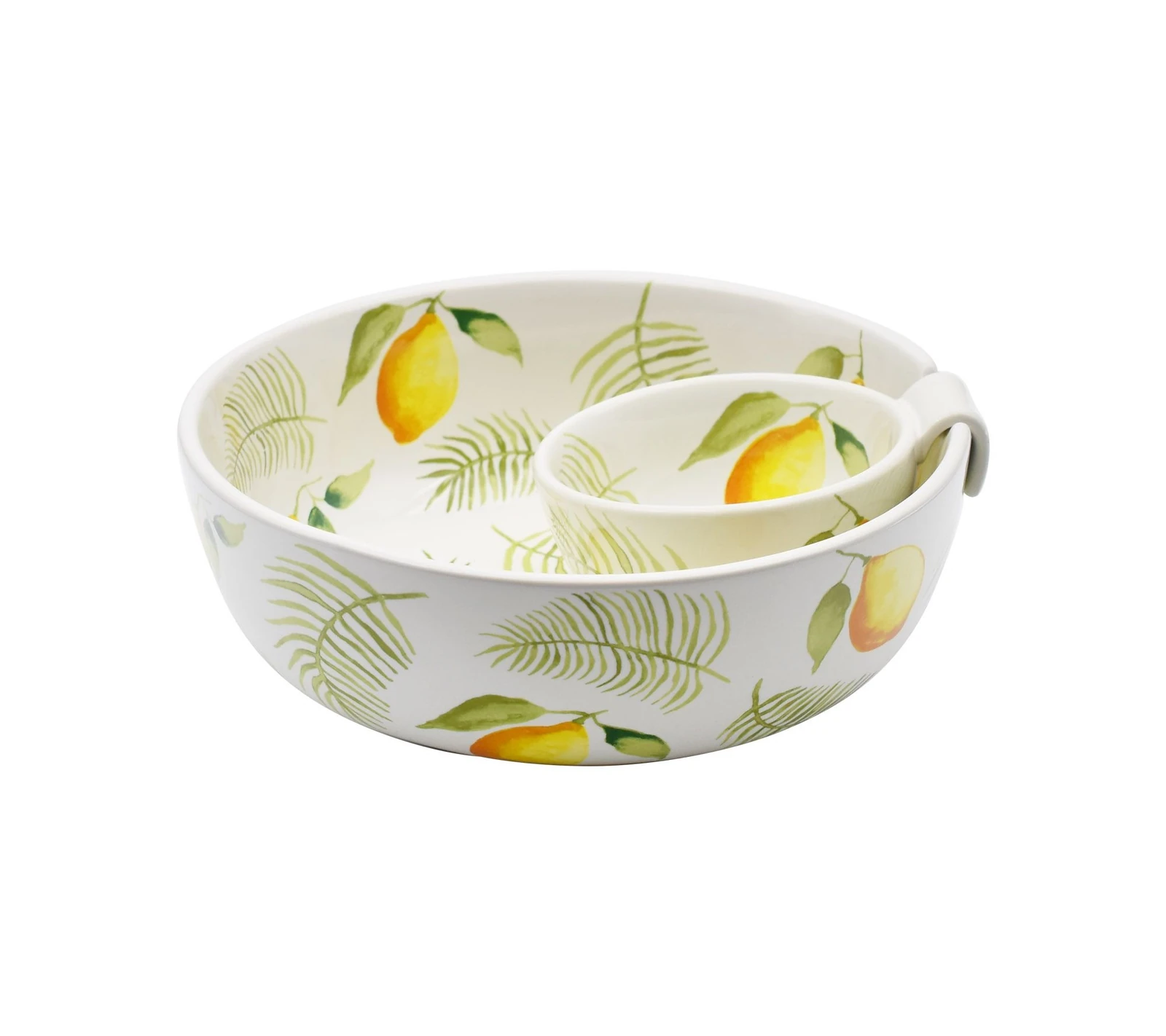 Temp-tations Special Edition Seasonal 3-qt Chip And Dip Bowl
