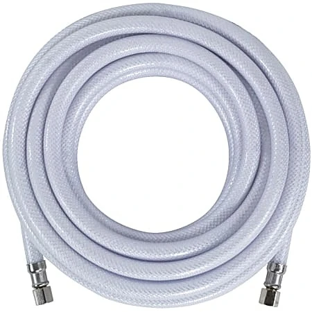 Certified Appliance Accessories Pvc Ice Maker Connector With 1/4" Compression - 25 Ft - White
