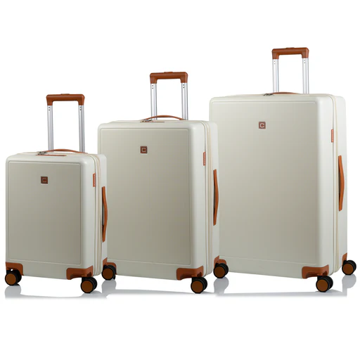 Vintage Muse / 3-piece Luggage Set - Ivory Tan