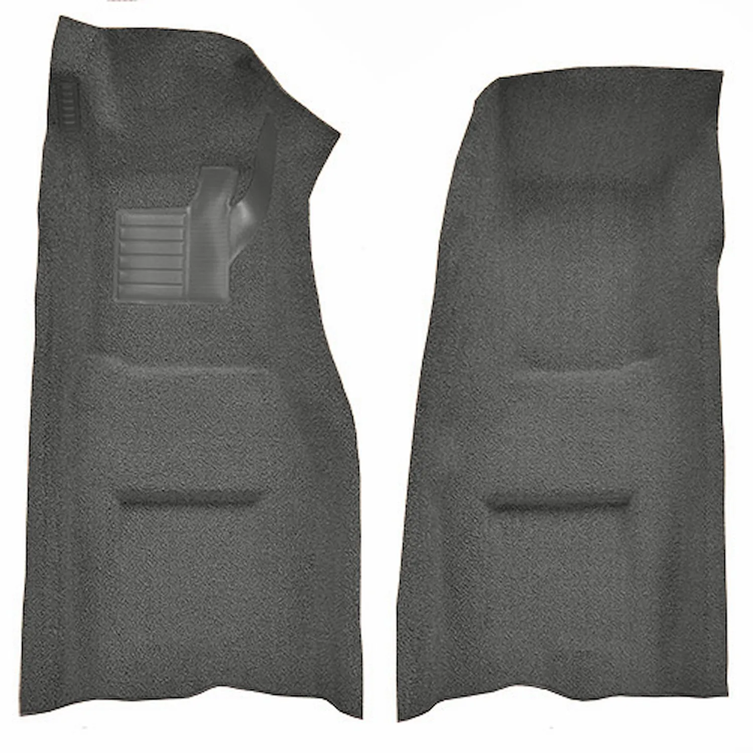 Jegs Molded Loop Front Interior Carpet For 1969-1970 Chevy Corvette Coupe And Roadster [4-speed, Mass Backing, Gunmetal Gray]