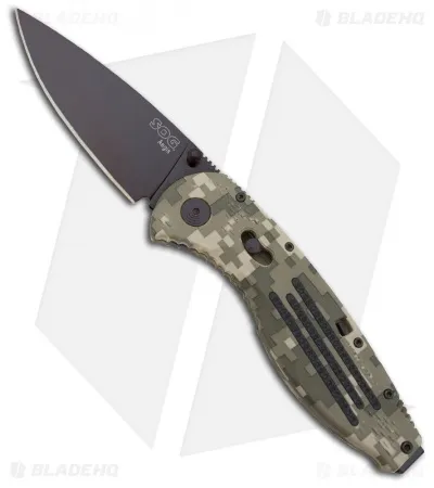 Sog Aegis Knife Spring Assisted Digital Camo (3.5" Black) Ae-06