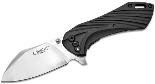 Camillus Knives Chunk Cleaver Blade 420ss Black Gfn Handle