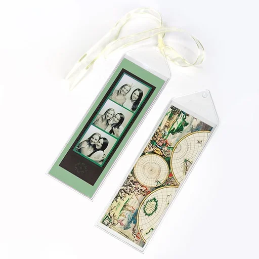 Hanging Vinyl Bookmark Sleeves 2 1/2" X 7 1/8" 100 Pack Hbm1