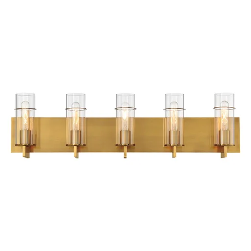 Pista 33 Inch 5 Light Led Bath Vanity Light