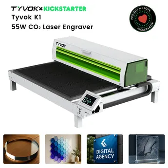 Tyvok K1 Series :the First Compact 100w Modular Co₂ Laser Engraver For Makers & Designers