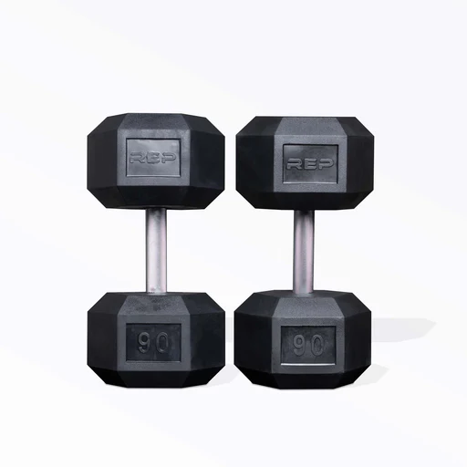 Hex Dumbbells (lb) - 90lb Pair