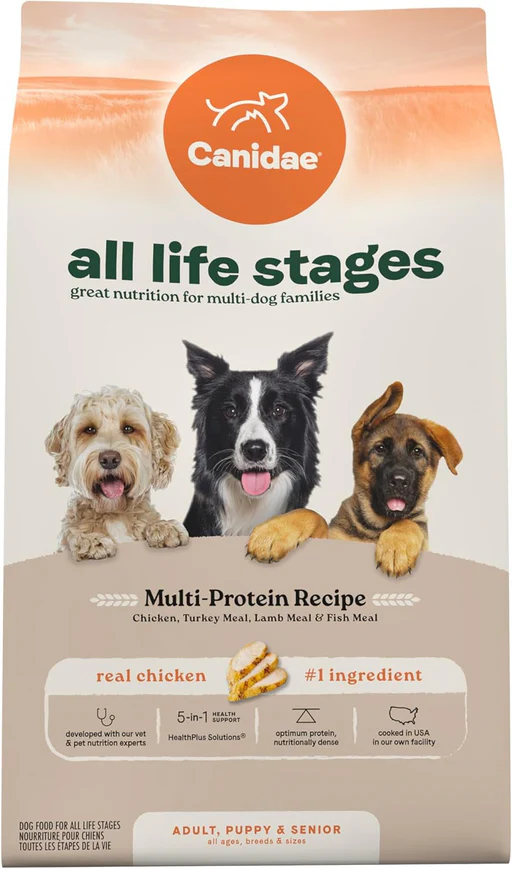 Canidae All Life Stages Premium Dry Dog Food For All Breeds, High Protein Premium Dry Dog Food For All Ages