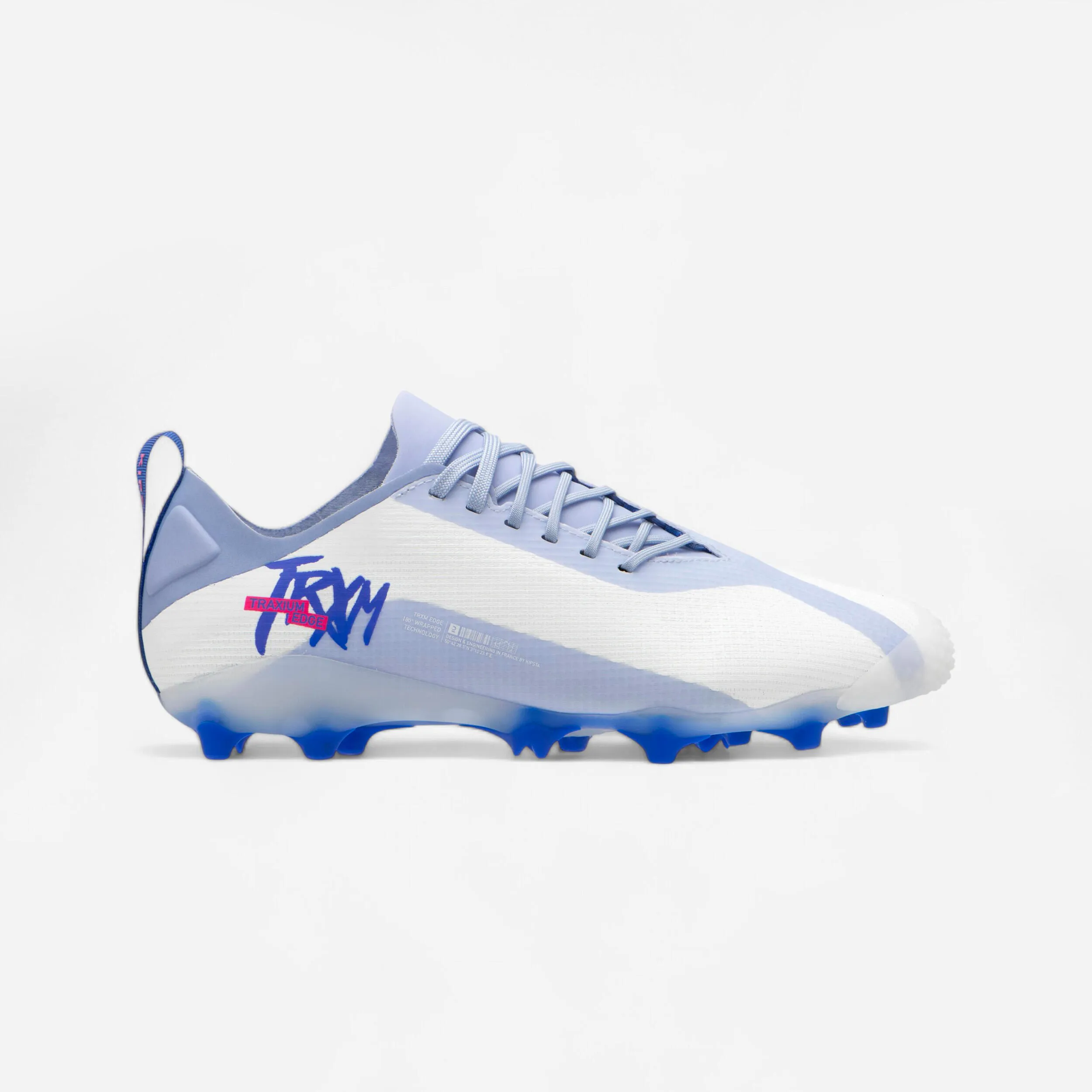 Football Boots Traxium Edge Ag/fg - Aluminium/orange
