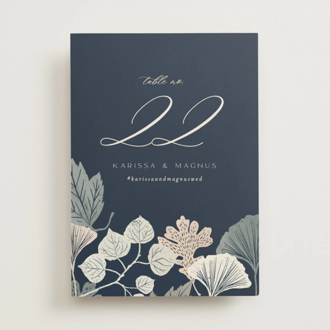 Leaf Cascade Table Numbers By Alethea And Ruth