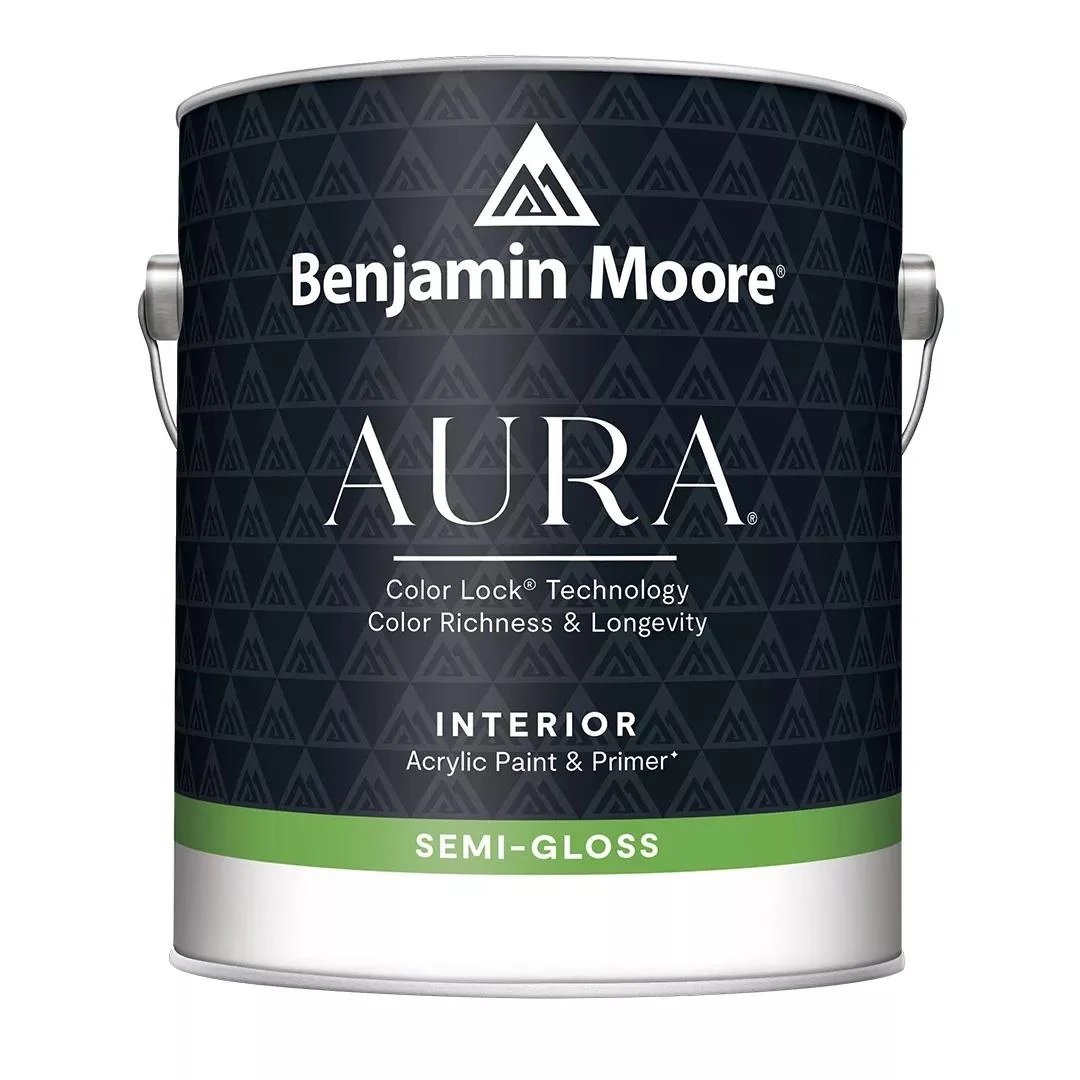 Aura Waterborne Interior Paint - Semi-gloss Quart Palace Tan Cw-35