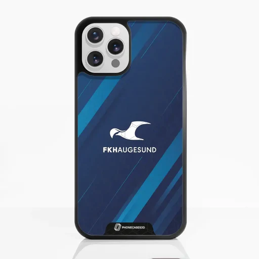 Haugesund Fk Official 3d Phone Case Design Abstract Blue - Samsung Galaxy Note 20
