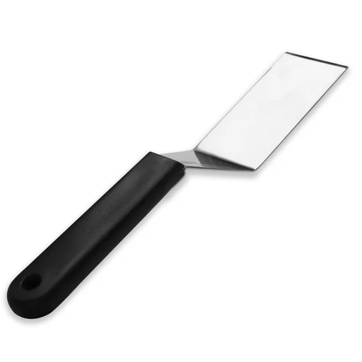 Chef Best Quality Stainless Steel Restaurant Turner Smash Burger Flipper Spatula Grill Scraper - Small