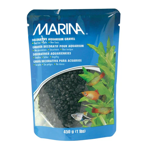 Marina Decorative Aquarium Gravel Black - 450g