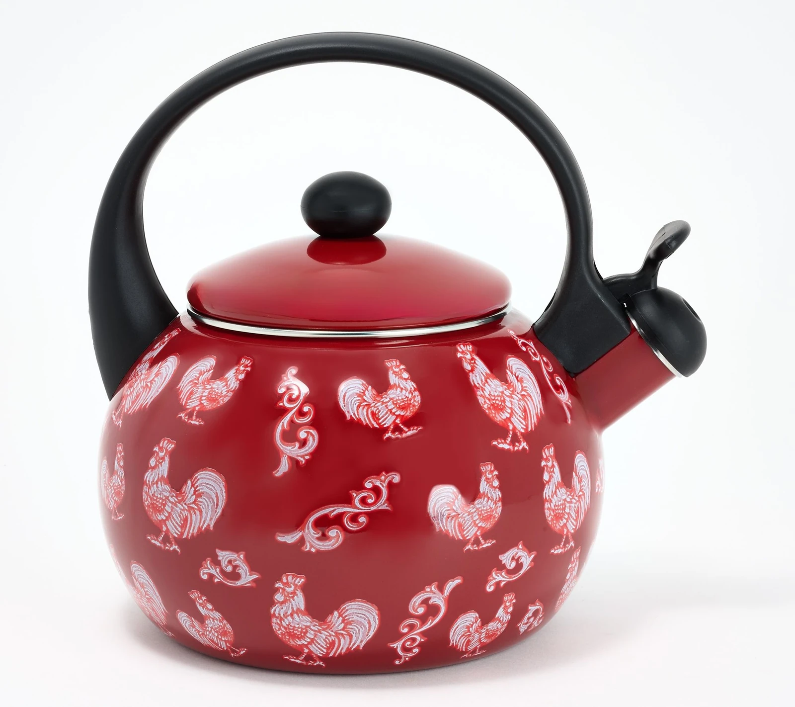 Temp-tations 2.3-qt Seasonal Enamel On Steel Kettle