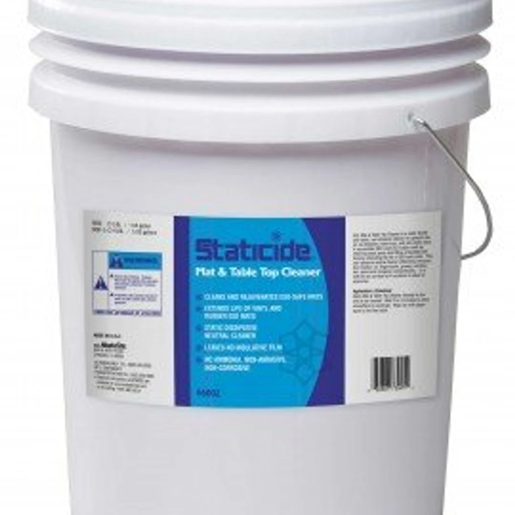 Acl Staticide 6001-5 Mat And Tabletop Cleaner, 5 Gal