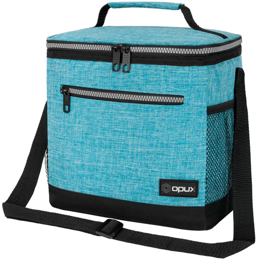 Classic Leakproof Insulated Large Lunch Box - 18 Cans - Heather Sea Blue