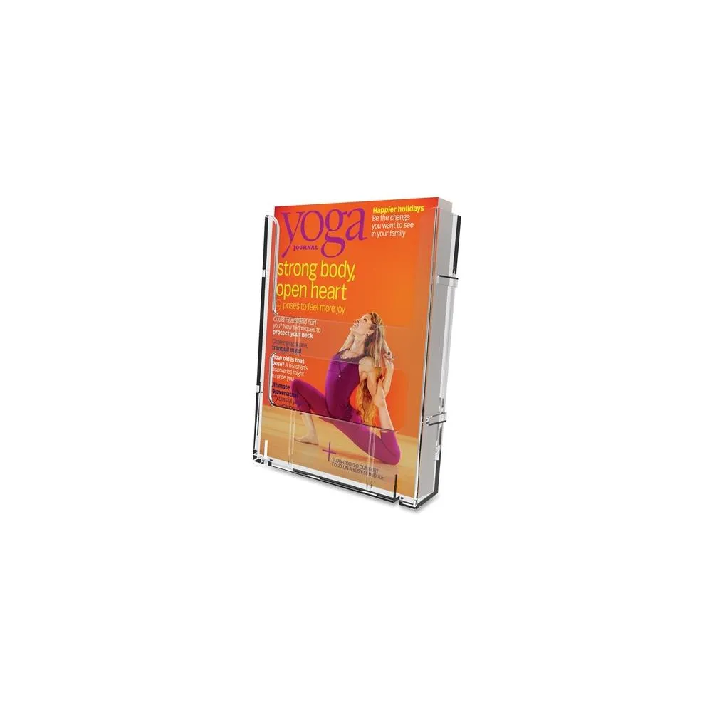 Deflecto Lit Loc Dovetail Design Plastic Display - Bulk