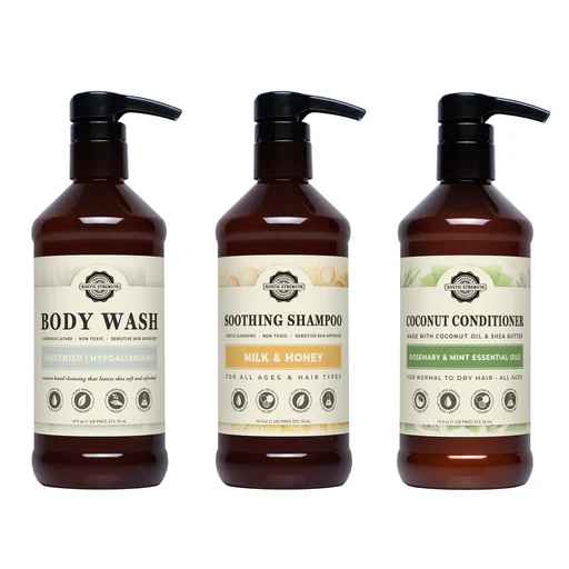 Personalized Shower Spa Set - Unscented/milk & Honey/rosemary & Mint