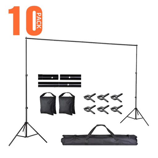 Backdrop Stand For Party Trade Show Banner 10wx7h - 10ct/pack